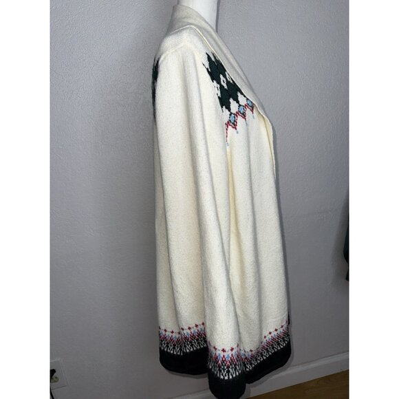 Lane Bryant Womens Cardigan Sweater Women's 22/24 NEW Fair Isle Winter V - Picture 6 of 9